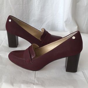 Calvin Klein Maroon/Burgundy Onada Shoes Sz 10